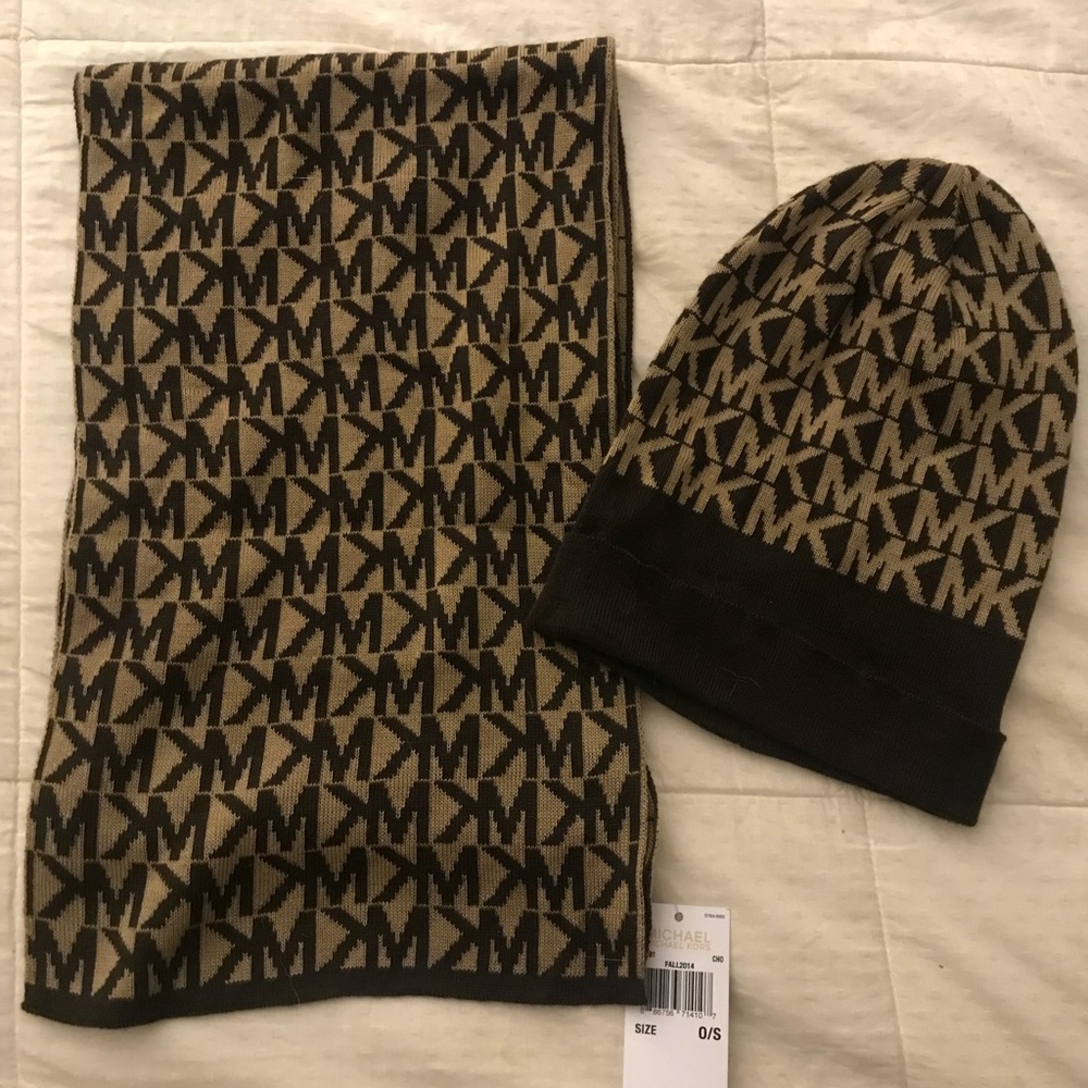 Michael Kors hat and scarf